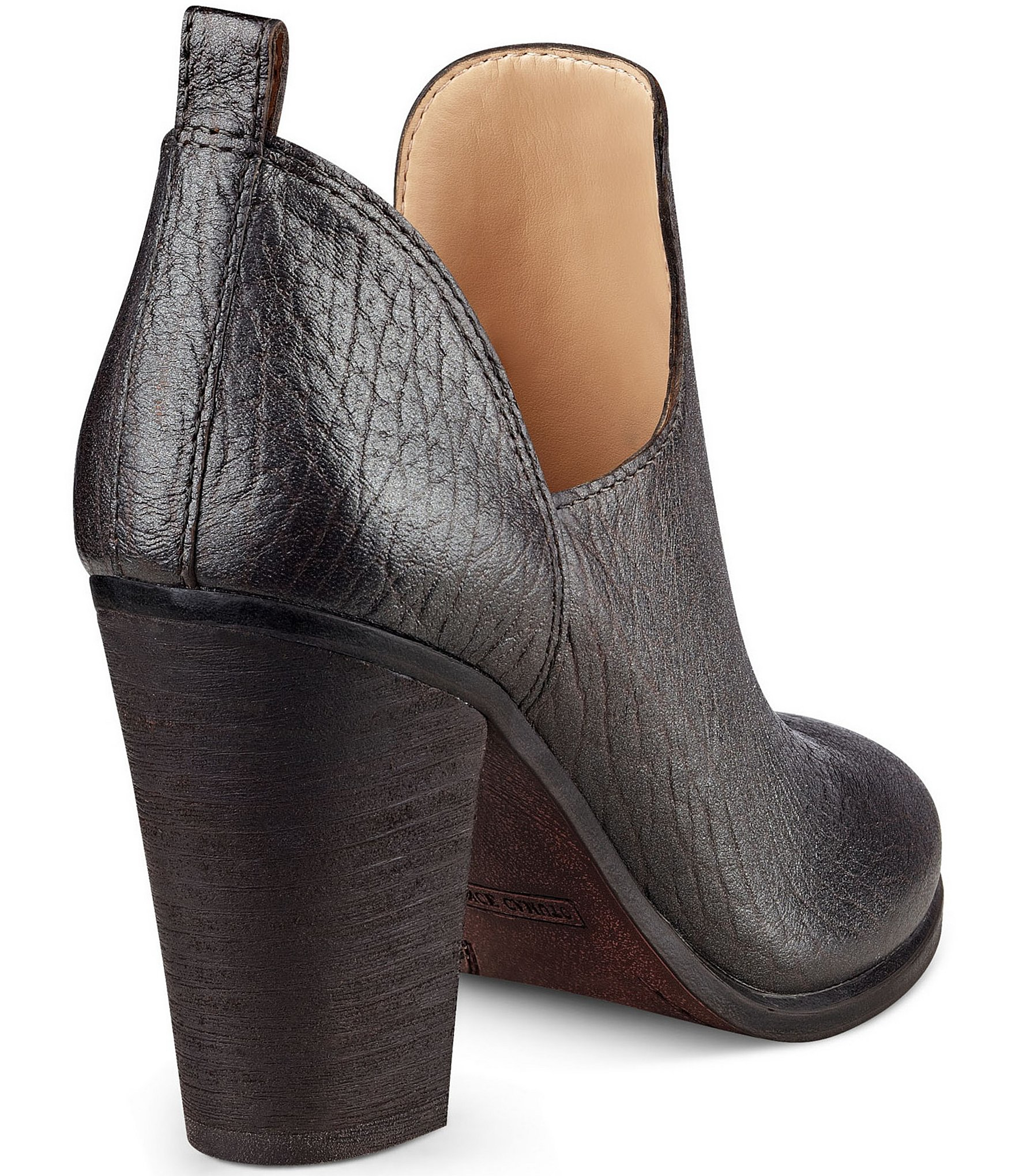 Vince Camuto Leather Federa Booties in Gray - Lyst